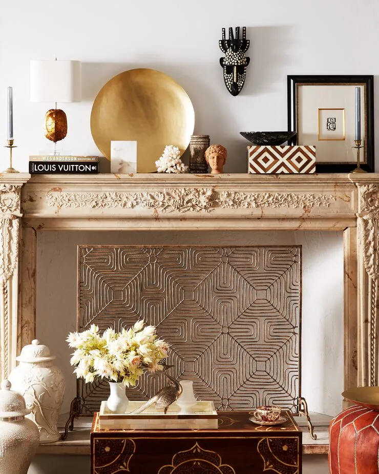 How to Style Your Fireplace – One Kings Lane — Our Style Blog