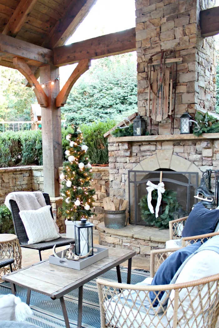 How to Turn Your Back Porch into a Winter Wonderland - Southern State of Mind Blog by Heather
