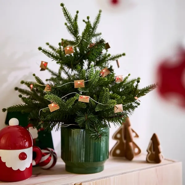 IKEA VINTERFINT Christmas plant pot, indoor/outdoor/green, 4¾
