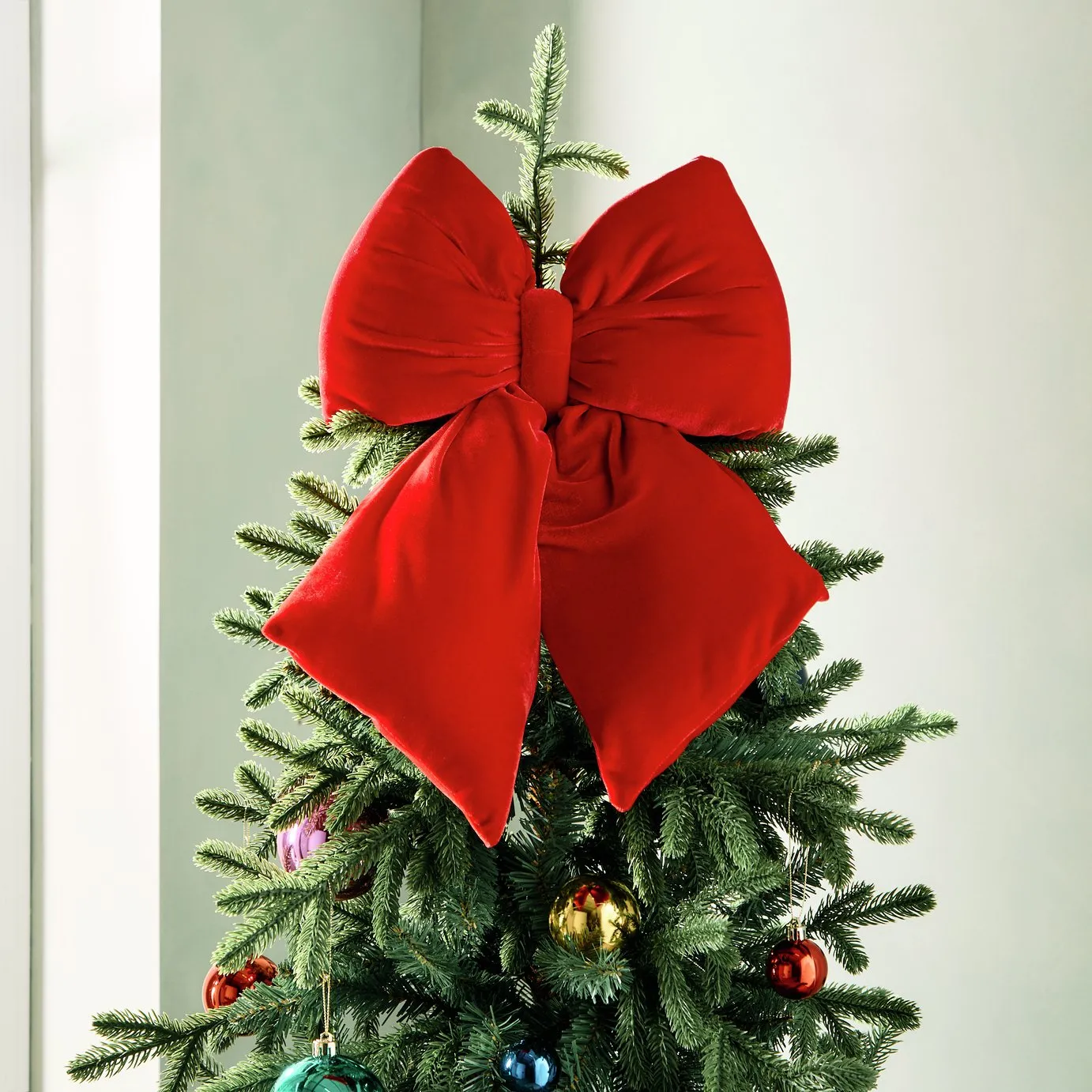 Large First-rate Christmas Bow Decorations + Buy Responsive Habitat Red  Decoration