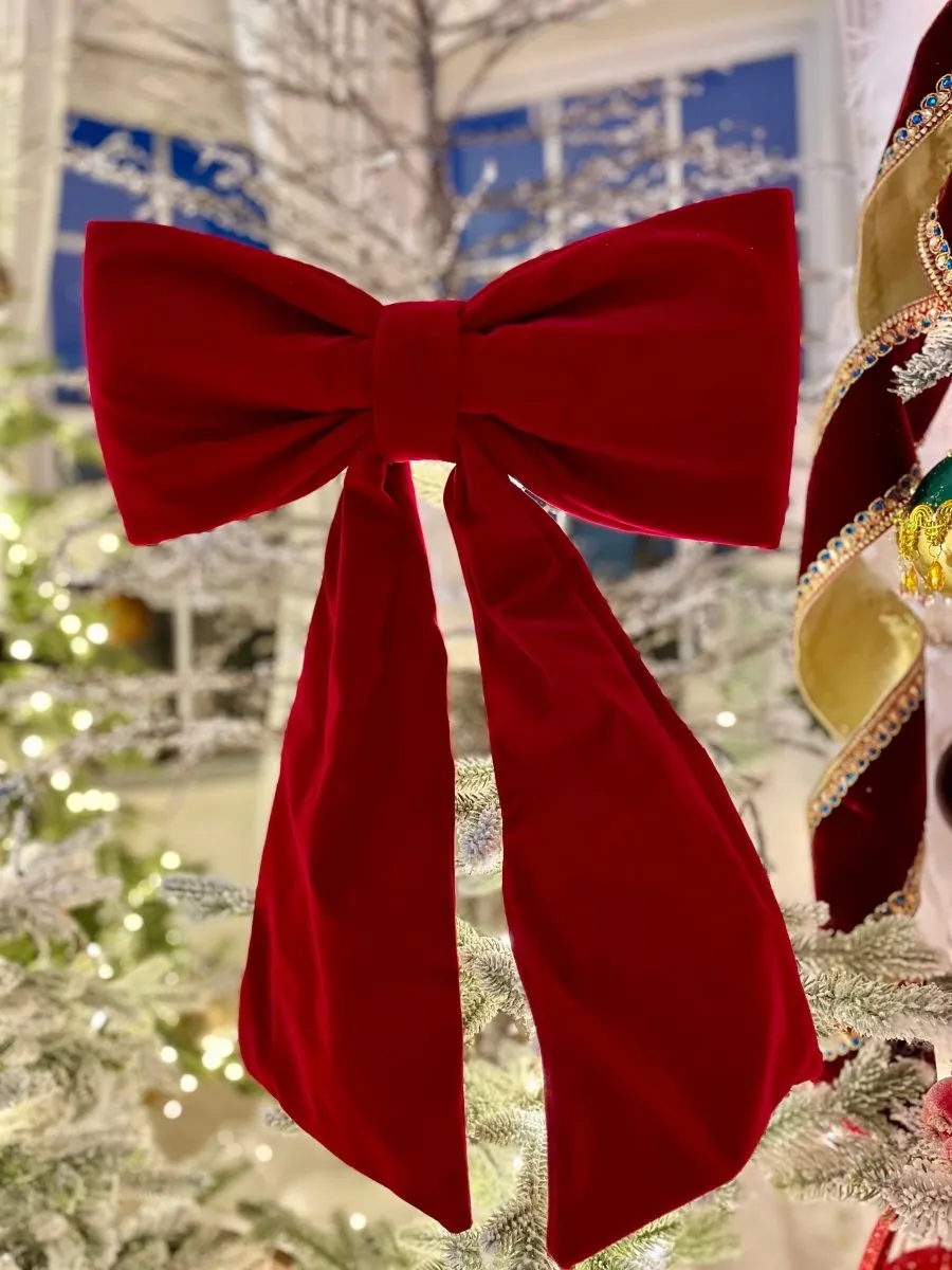 Large Gold Metallic Decorative Bow - Festive Christmas Decor – DesignedBy The Boss