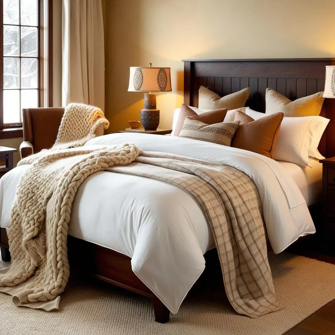 Layering For Warmth: The Art Of Bedding In Cozy American Bedrooms –  Fabdivine