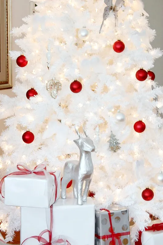 Magical White Christmas Tree - Duke Manor Farm by Laura Janning