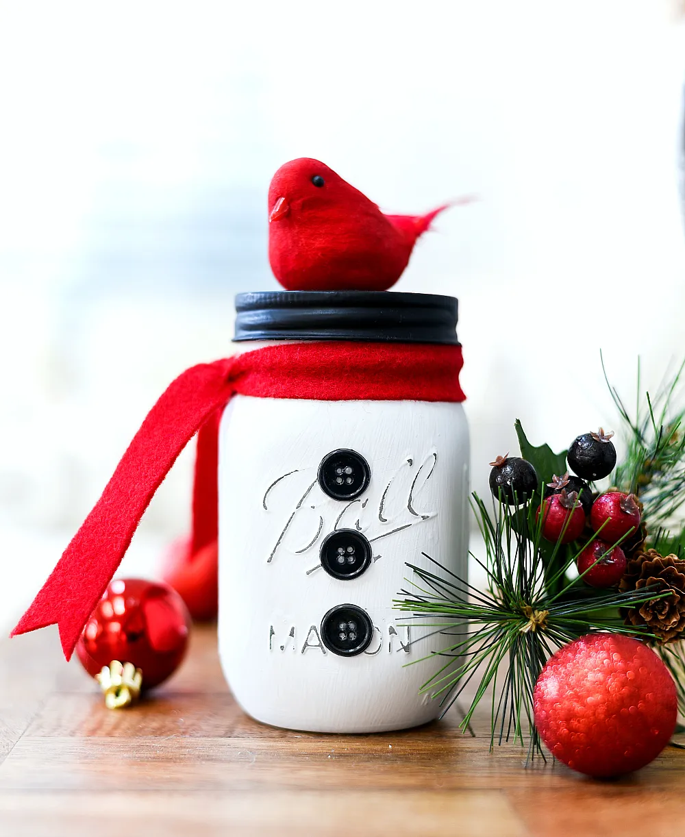 Mason Jar Snow Globes for Winter - Mason Jar Crafts Love