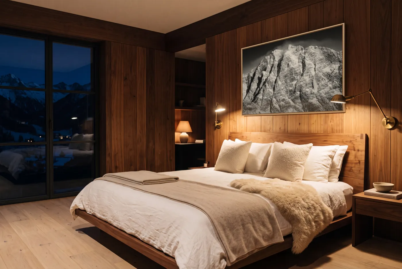 Master Suite in a Chalet: Creating a Panoramic Retreat