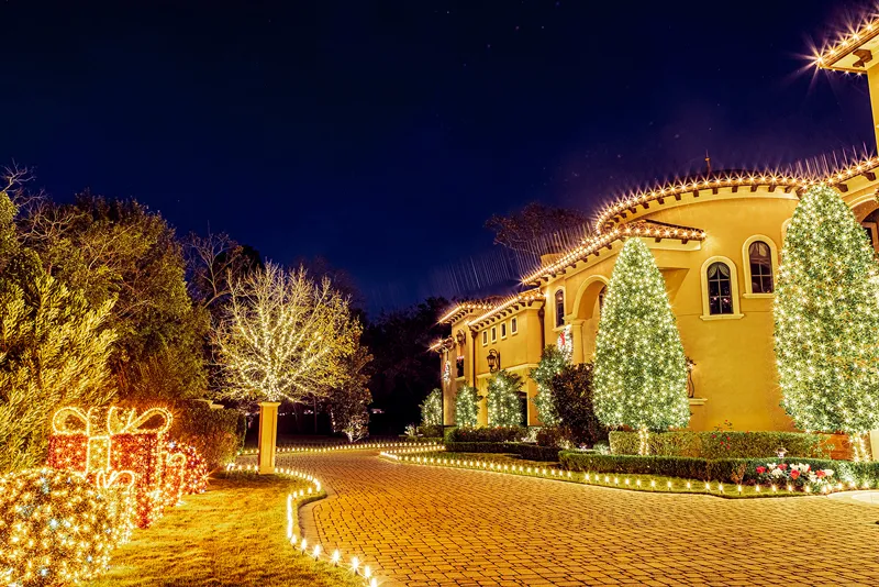 Memorial Villages Christmas Lighting Installation