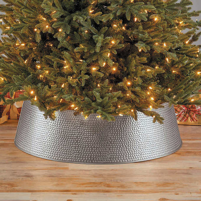 Metal Tree Collar – Silver - Adjustable Trees