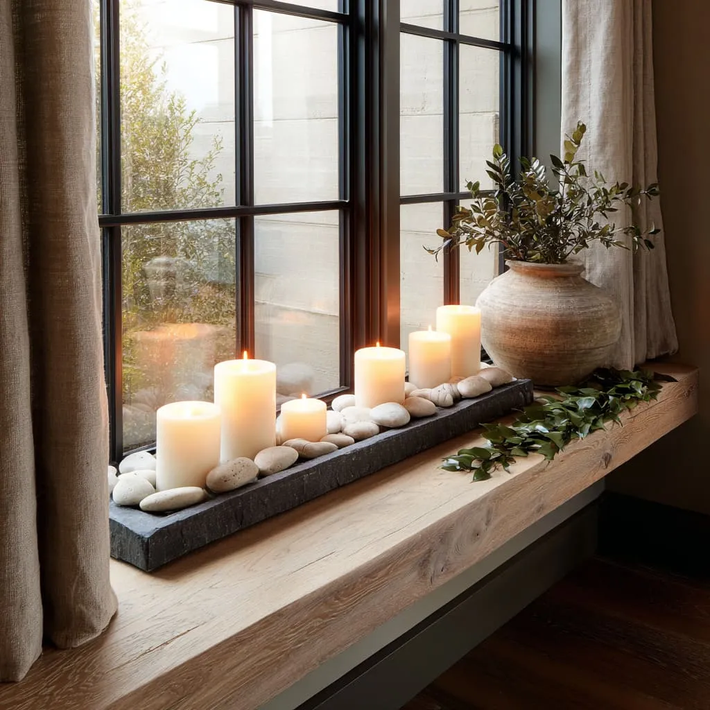 Modern Christmas Decoration Ideas for Window Sills | FH