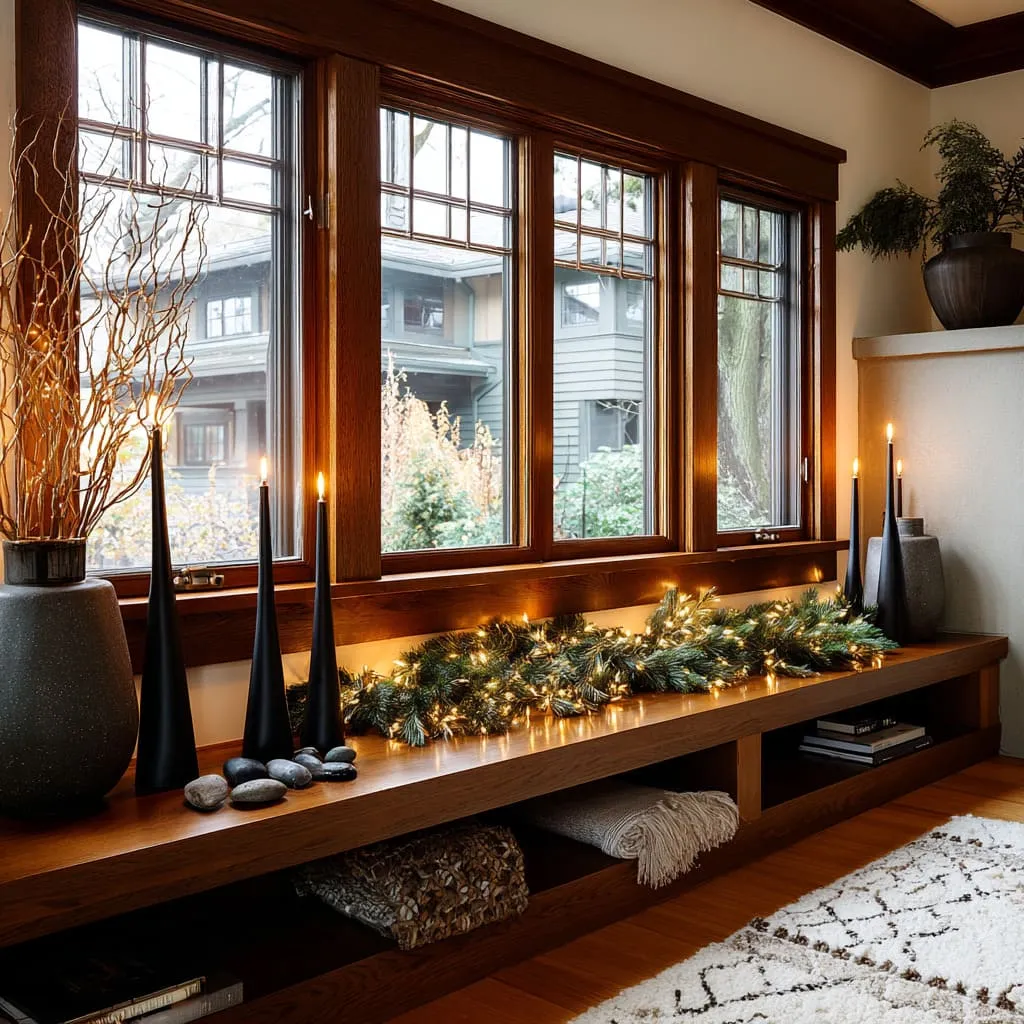 Modern Christmas Decoration Ideas for Window Sills | FH