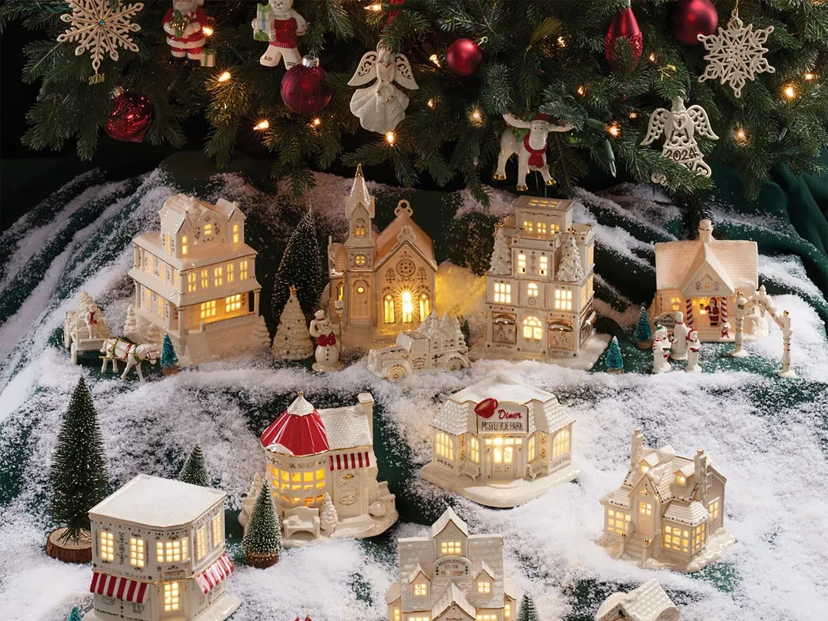 Modern Christmas Village Set Norrska Modern Christmas Village, Set 01