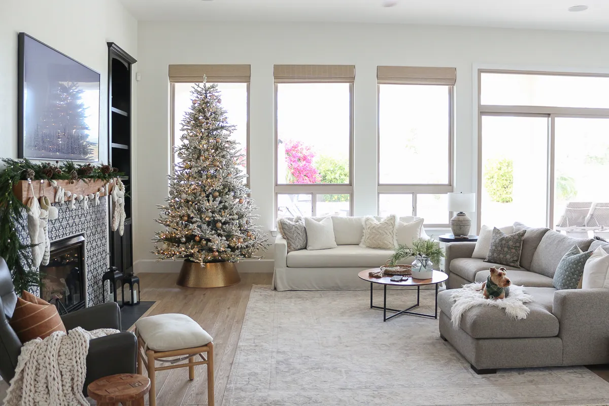 Modern + Warm + Organic Christmas Home Tour - 1111 Light Lane