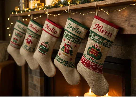Needlepoint Christmas Stockings – Perfect Holiday Gift Ideas – Santa'Ville