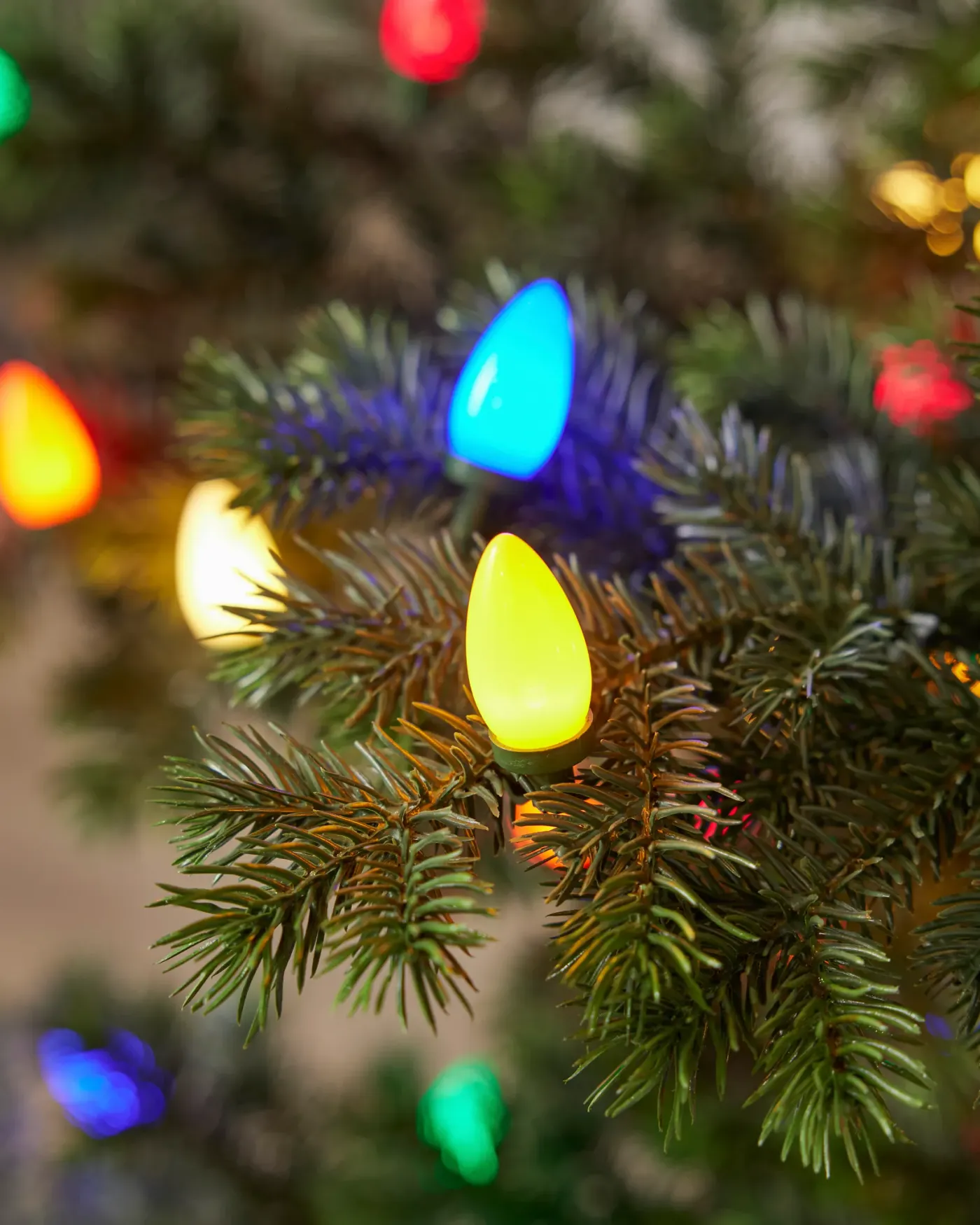 Old Fashioned Colored Christmas Tree Lights Christmas Tree Light Types Balsam Hill