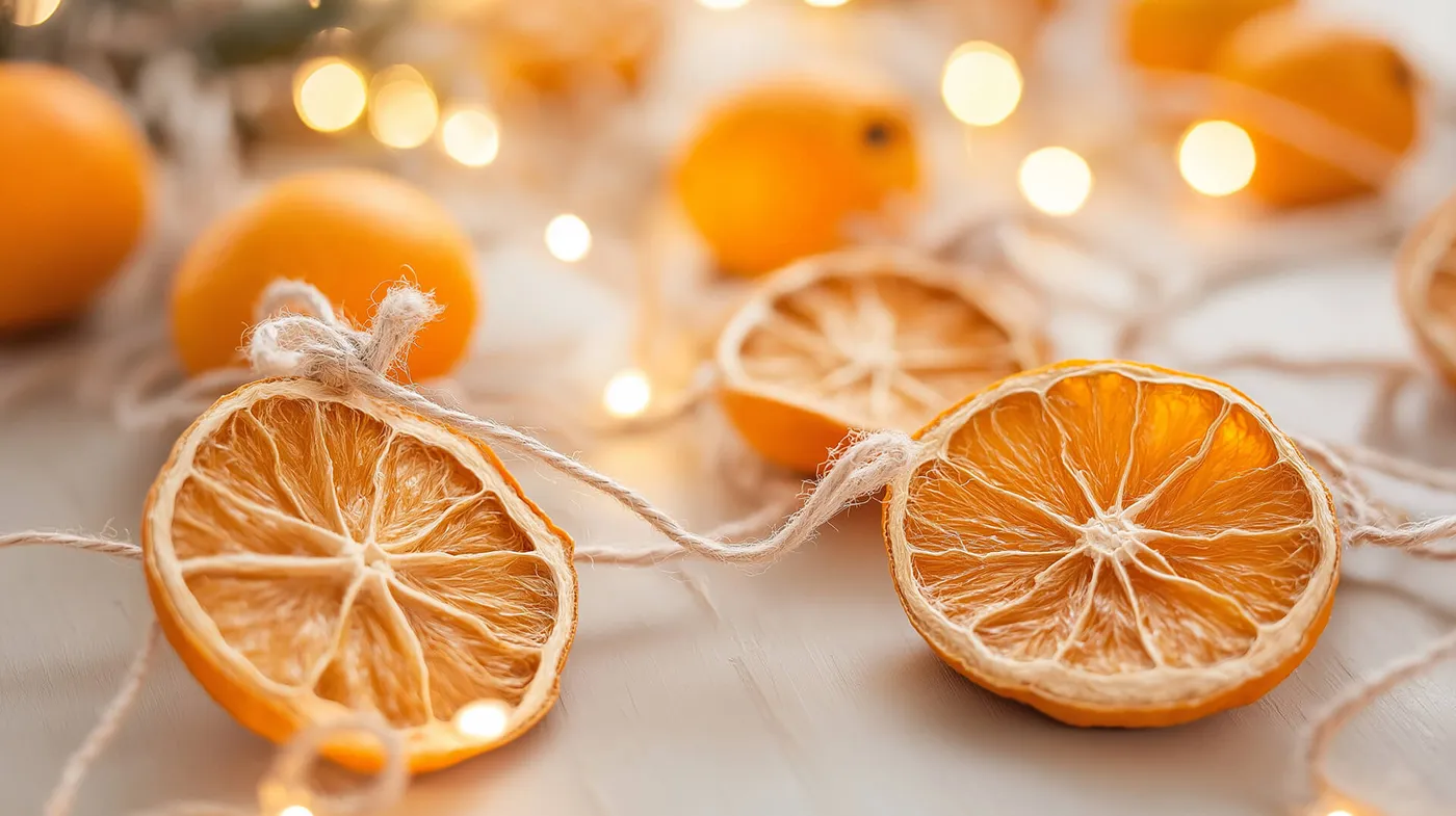 Orange Garland Christmas Ornaments Orange Dried Oranges For Holiday Projects