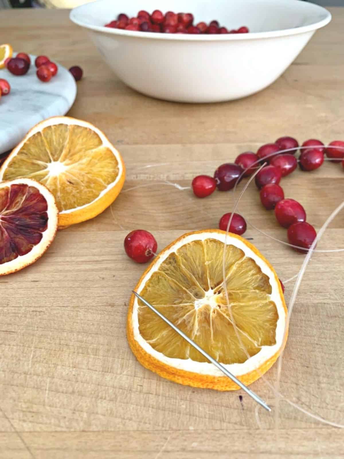 Orange Garland Diy DIY Orange Slice Garland For The Christmas Tree