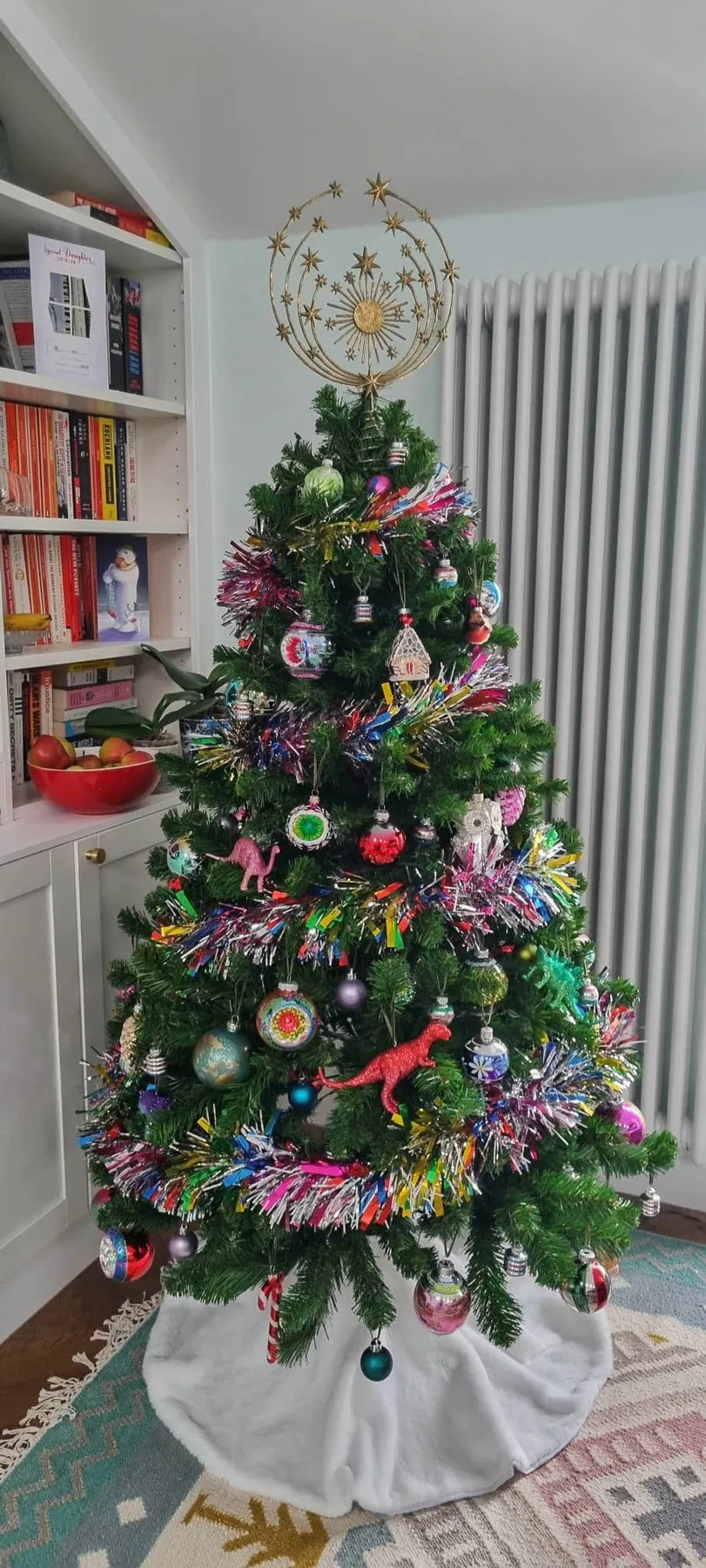 Our Christmas tree and my collection of vintage baubles - Living With Lisa