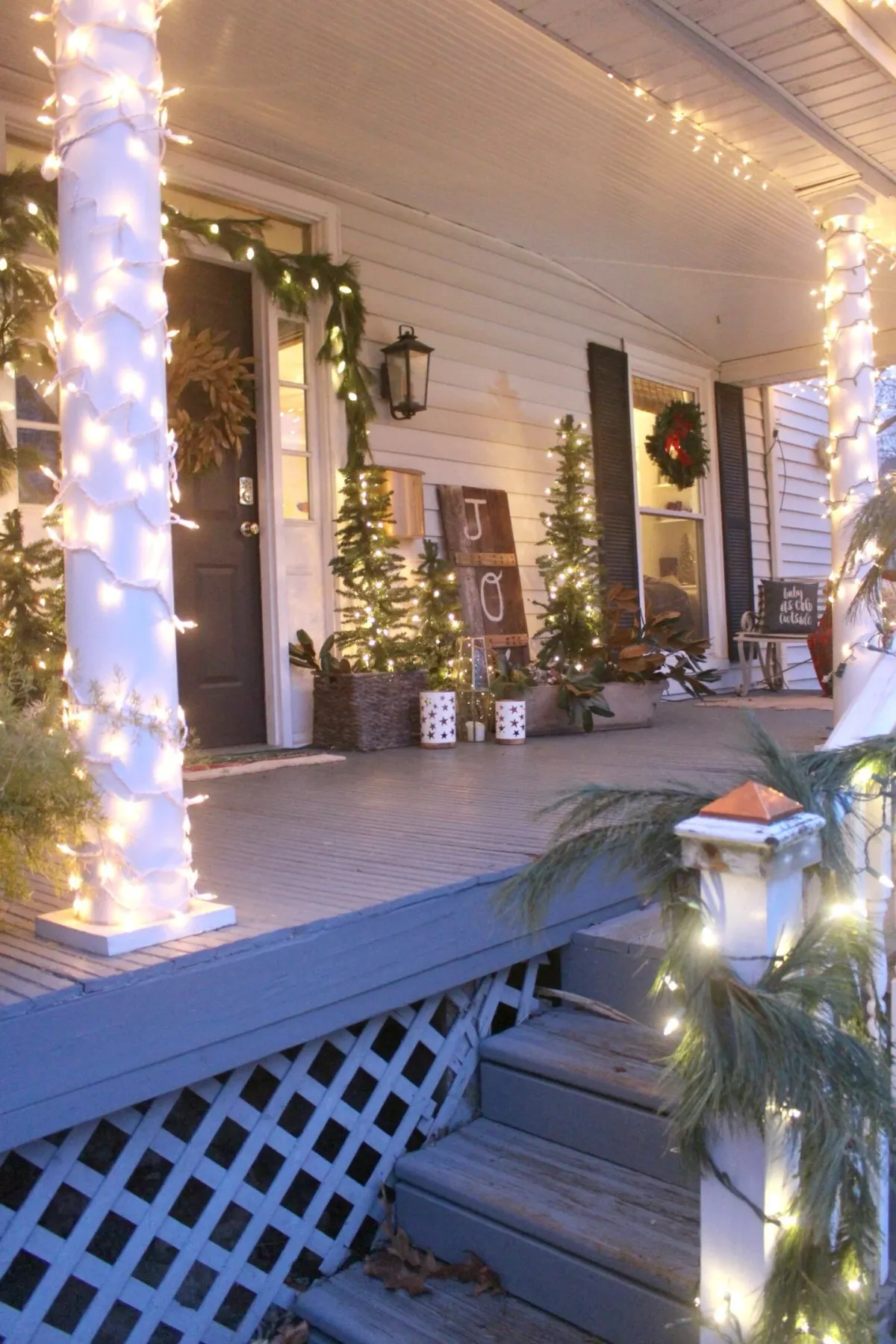 Our Fixer Upper Holiday Home Tour: Front Porch — Gathered Living