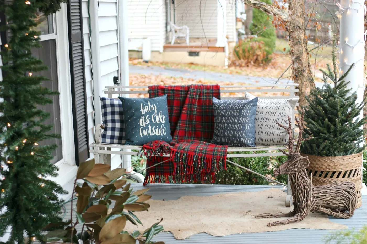 Our Fixer Upper Holiday Home Tour: Front Porch — Gathered Living