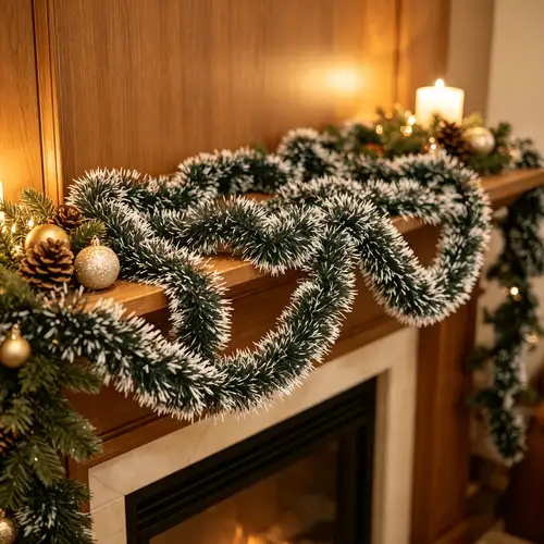 outdoor christmas garland sold on Temu New Zealand