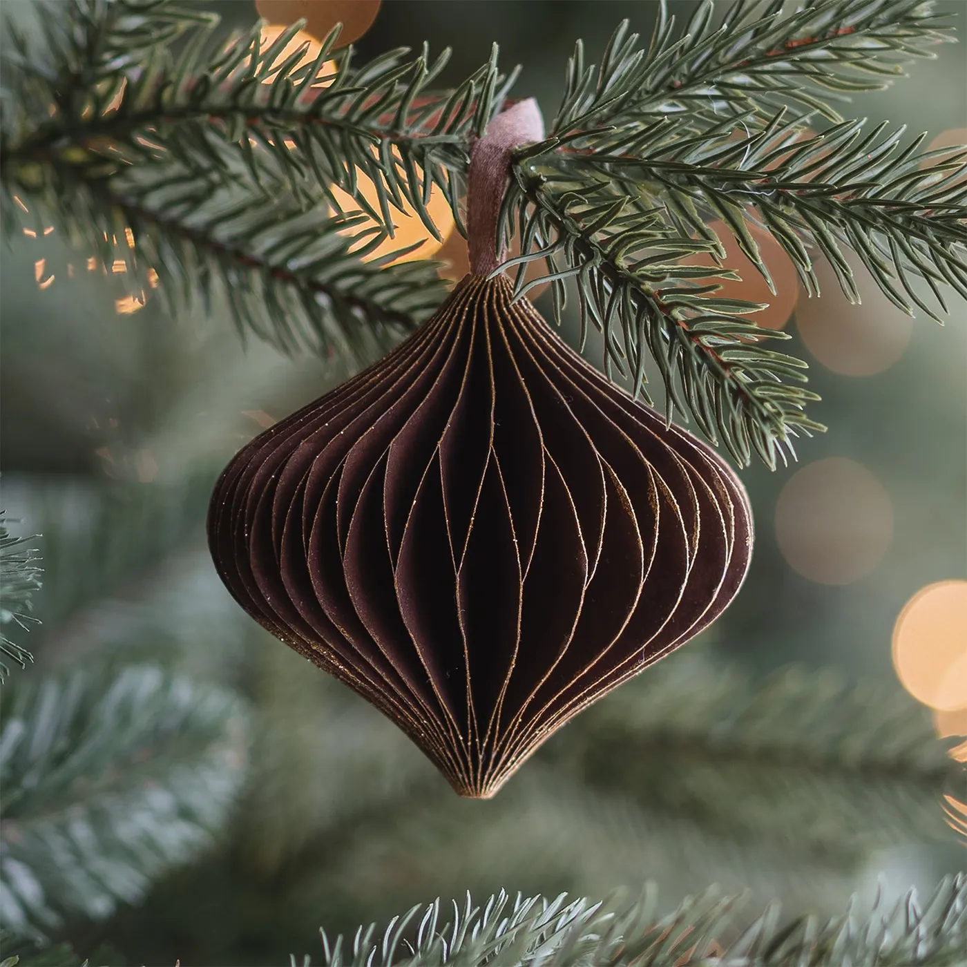 Paper Christmas Ornament Copper | It's all about Christmas