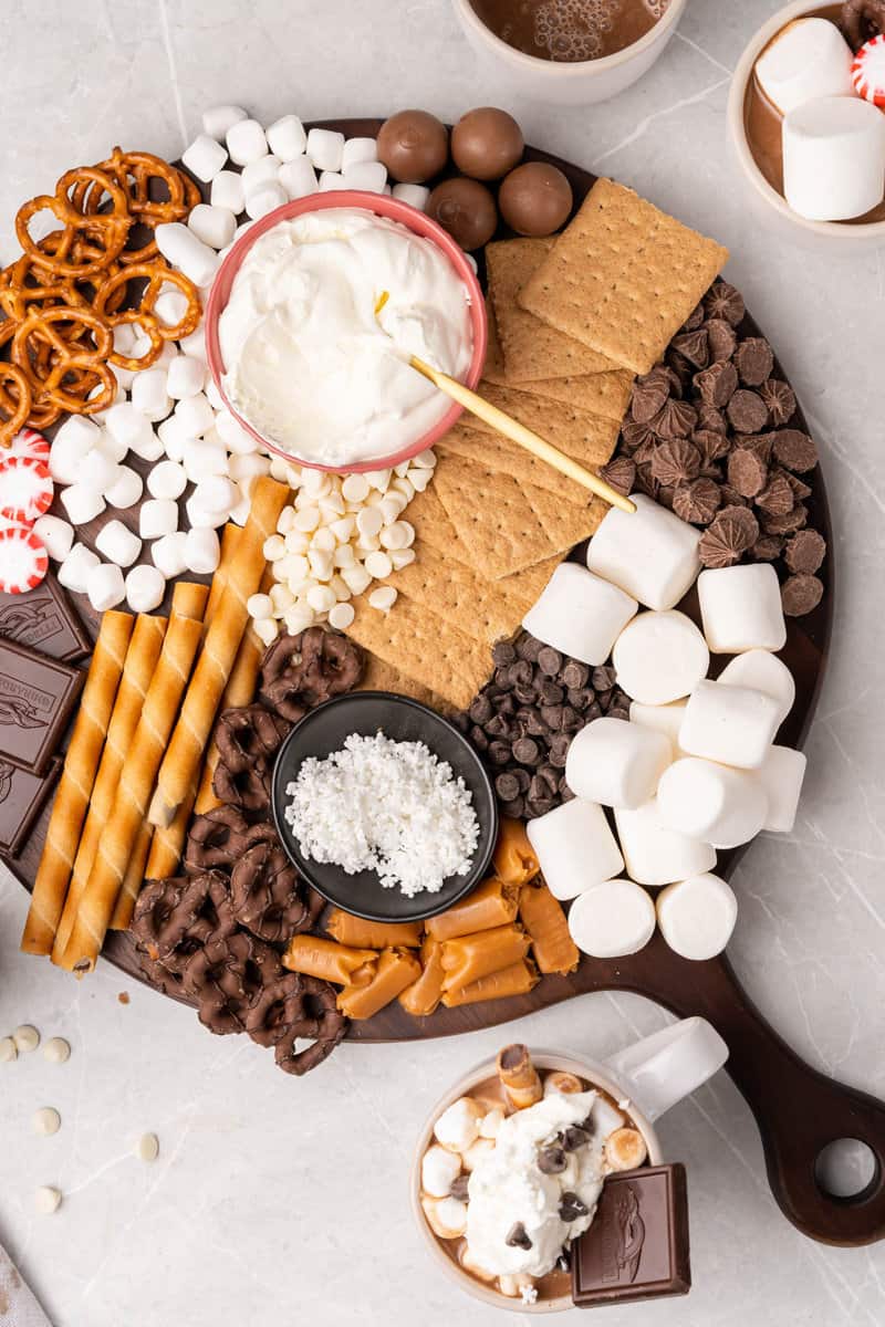 Party Hot Cocoa Bar Hot Cocoa Bar Kit Labels 8x10 Paper Sign For Wedding Party Or