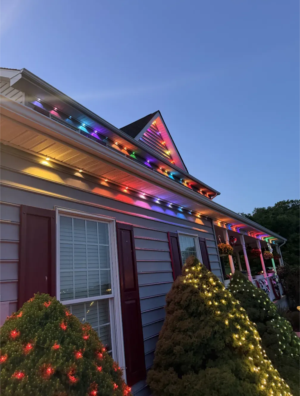 Permanent Christmas Lights in York, PA | Mason-Dixon LED Co.