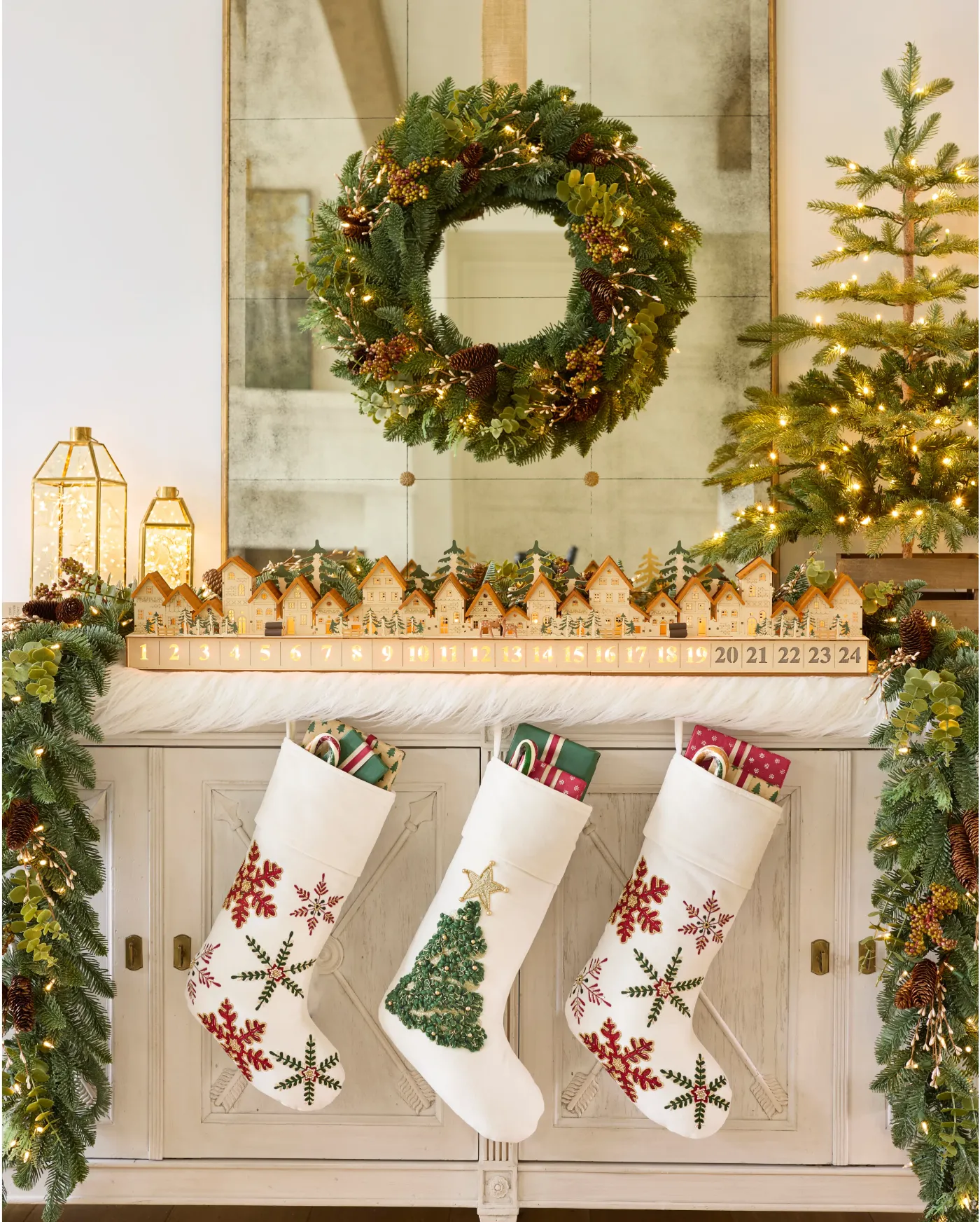 Personalized Knit Wool Christmas Stocking Red Deer – Hand Knit Holiday Christmas  stockings
