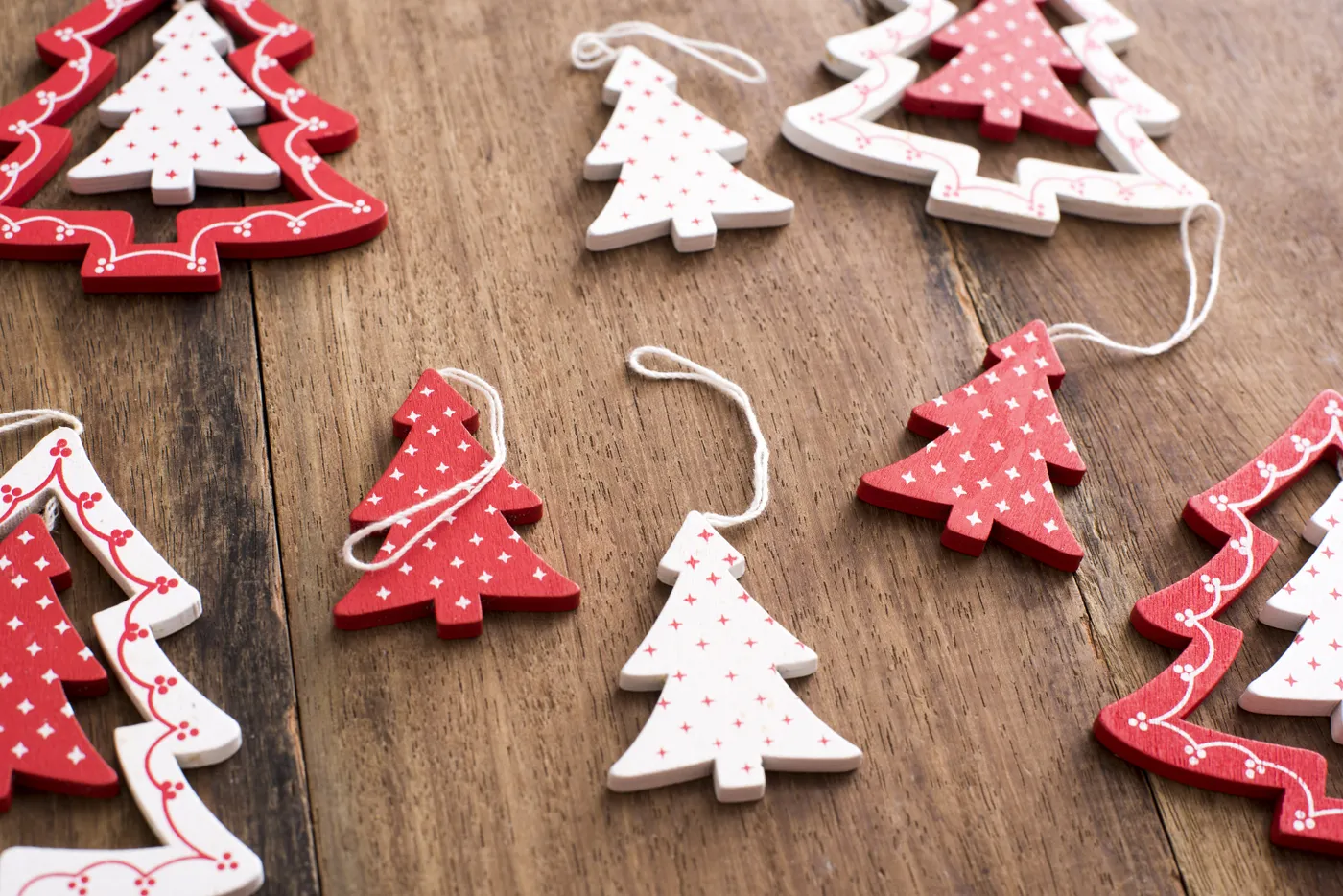 Photo of Wooden tree shaped Christmas ornaments | Free christmas images
