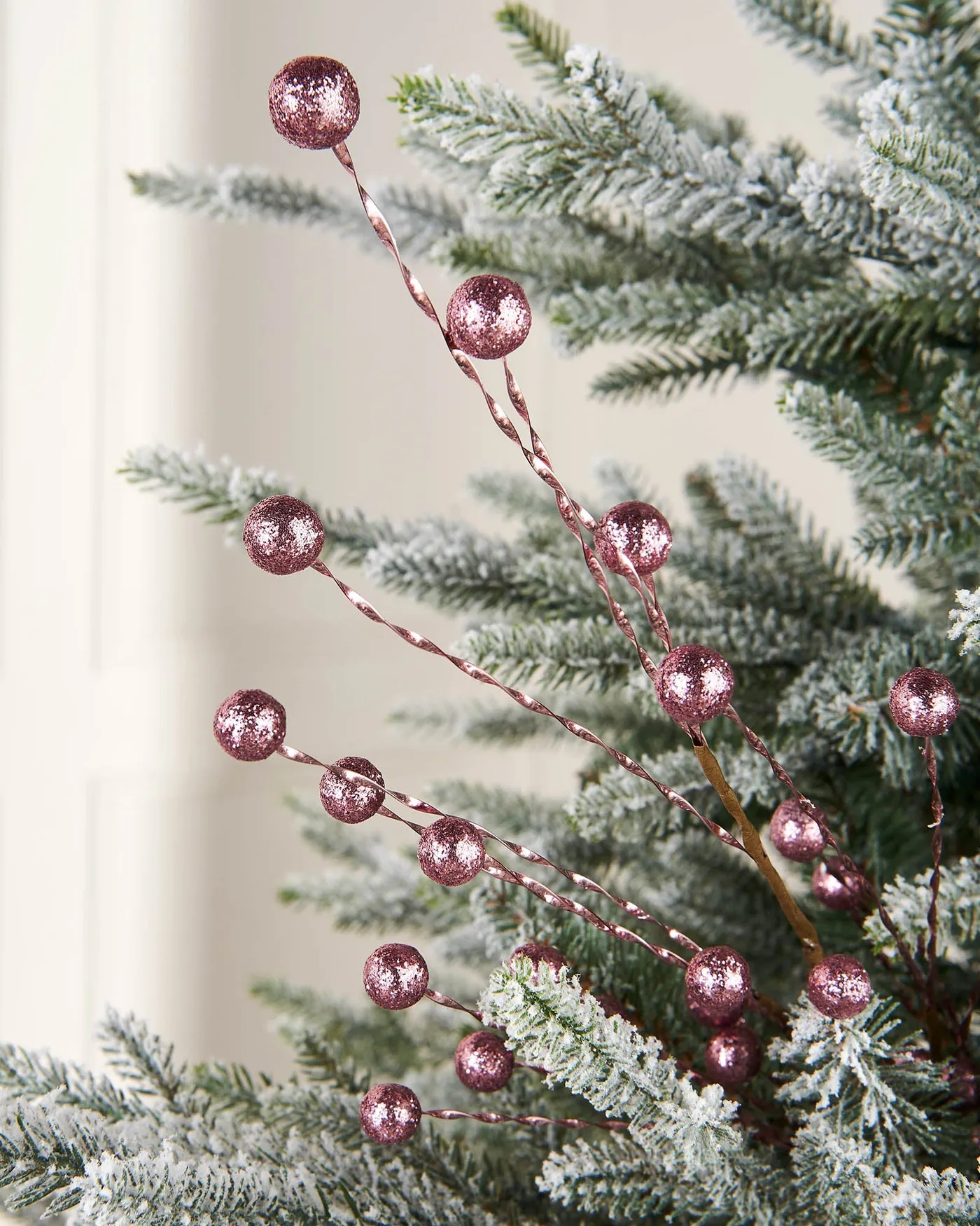 Pink Berry Christmas Tree Spray, 78 cm