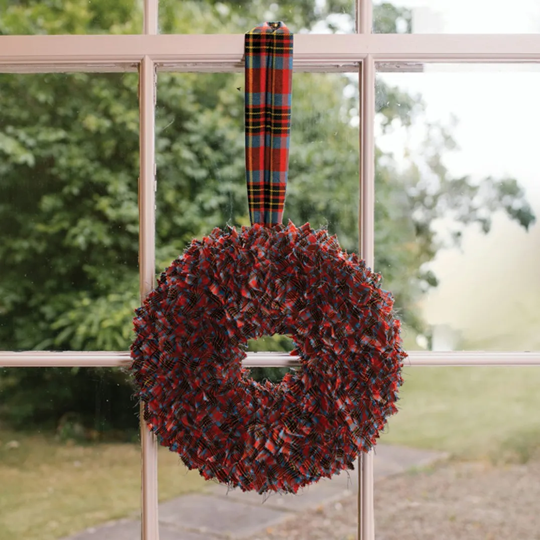 Plaid Wreath in your choice of Plaid | ScotlandShop