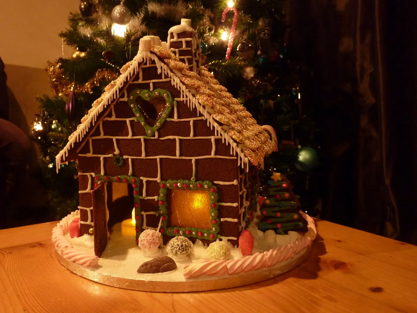 Please Do Not Feed The Animals!: My First Ever Gingerbread House 2010.