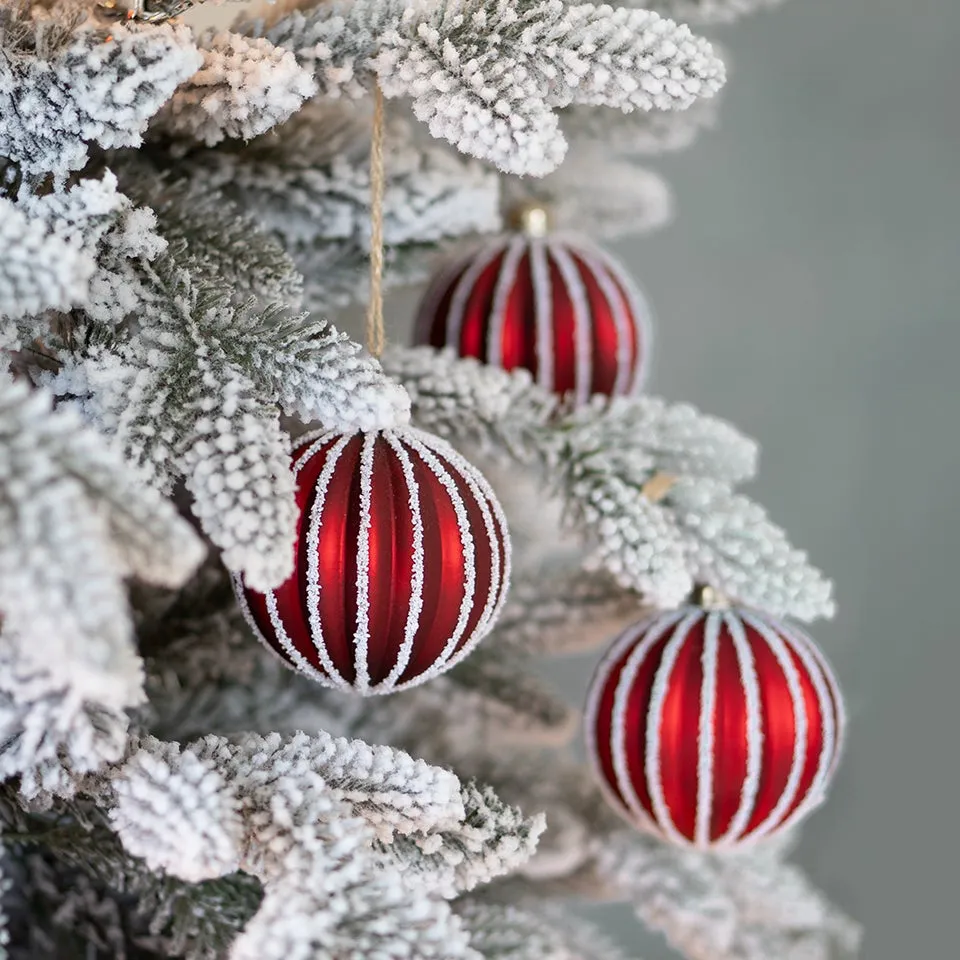Pre-lit Snowy Christmas tree 215 cm | It's all about Christmas