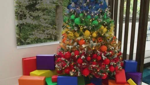 Rainbow Christmas Tree Video | HGTV