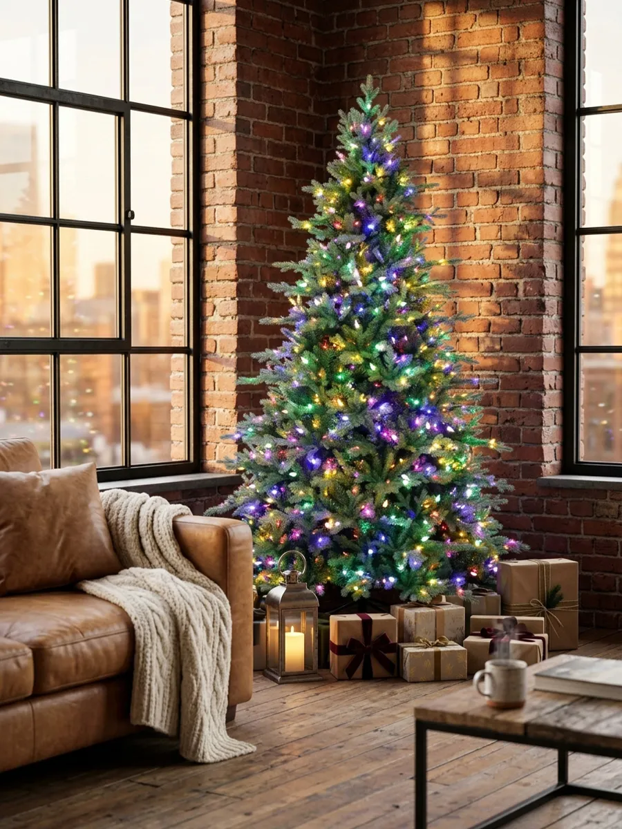 Realistic Christmas Tree with Pastel LED Lights Vienna Diamond | Santa's  Valley