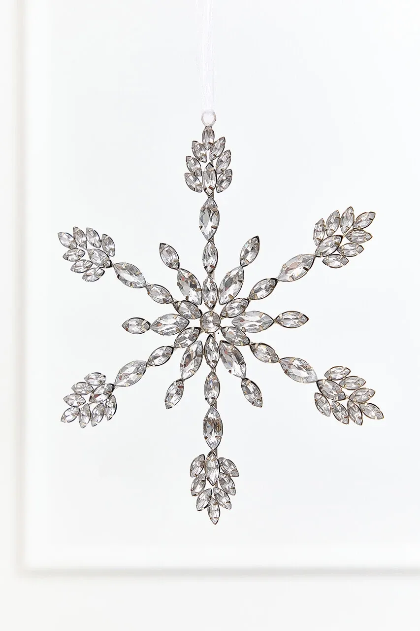 Regency, Crystal Jewel Snowflake Ornament