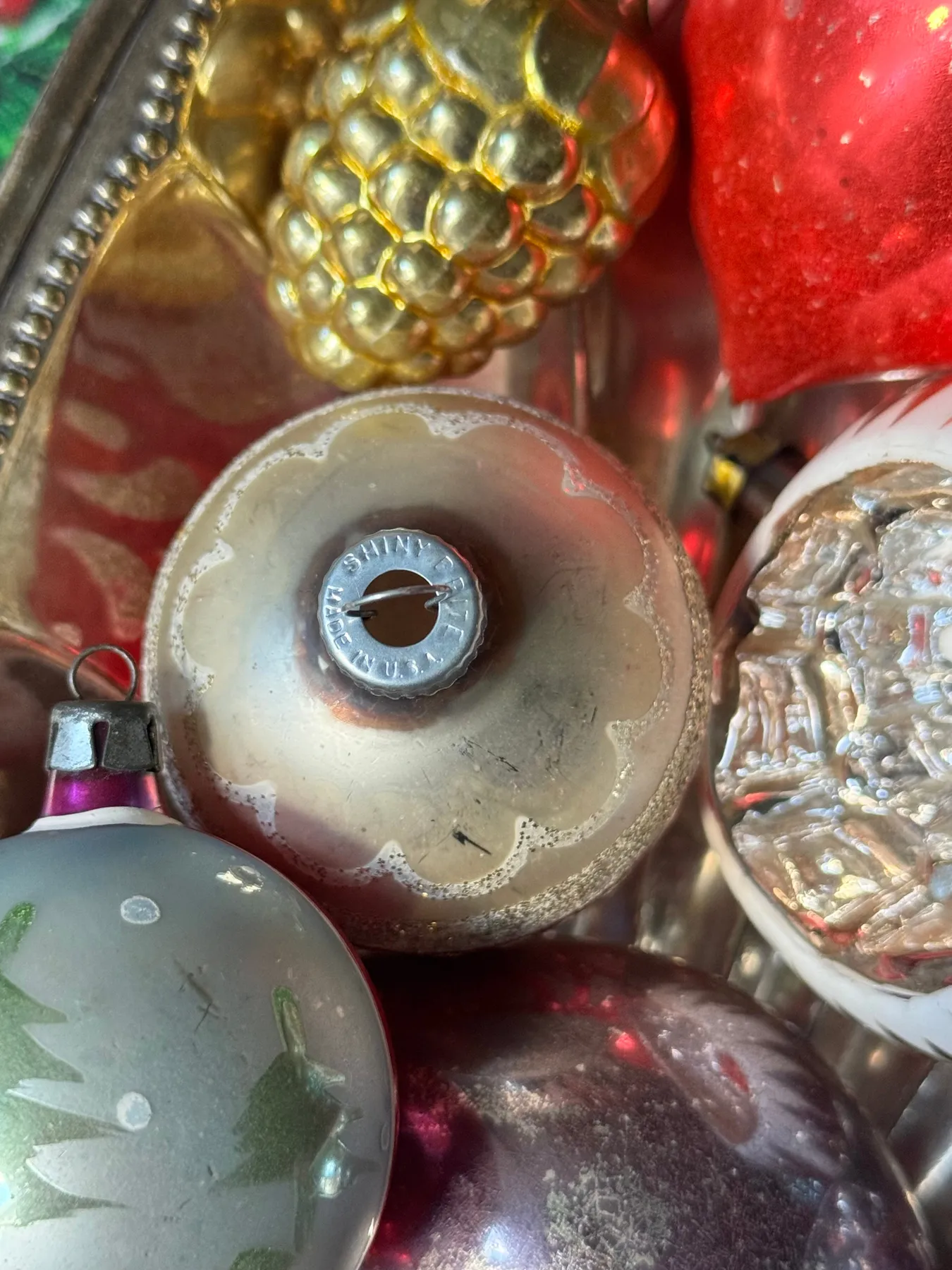 Set of 11 Vintage Glass Ornaments – The Sleepy Flea