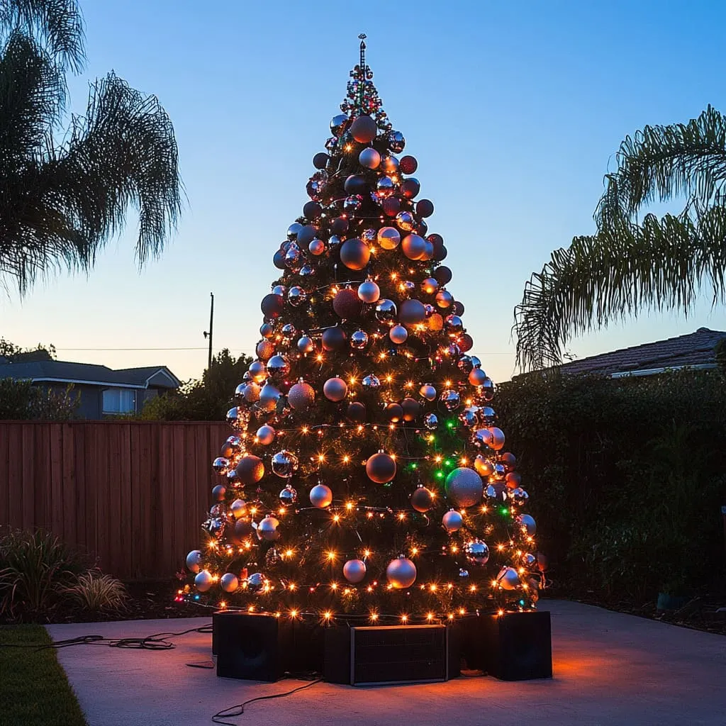 Show-Stopping Outdoor Christmas Tree Ideas for Your Backyard