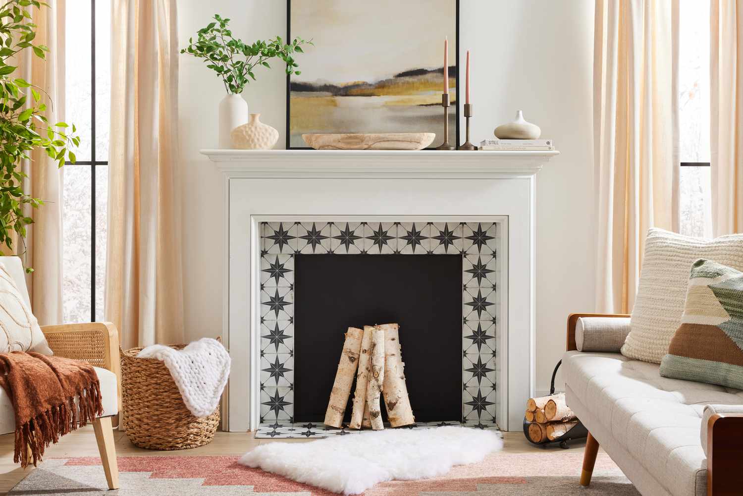 Simple Old Fireplace Mantels Winter Mantel Decorating Ideas Neutral Vintage  Farmhouse