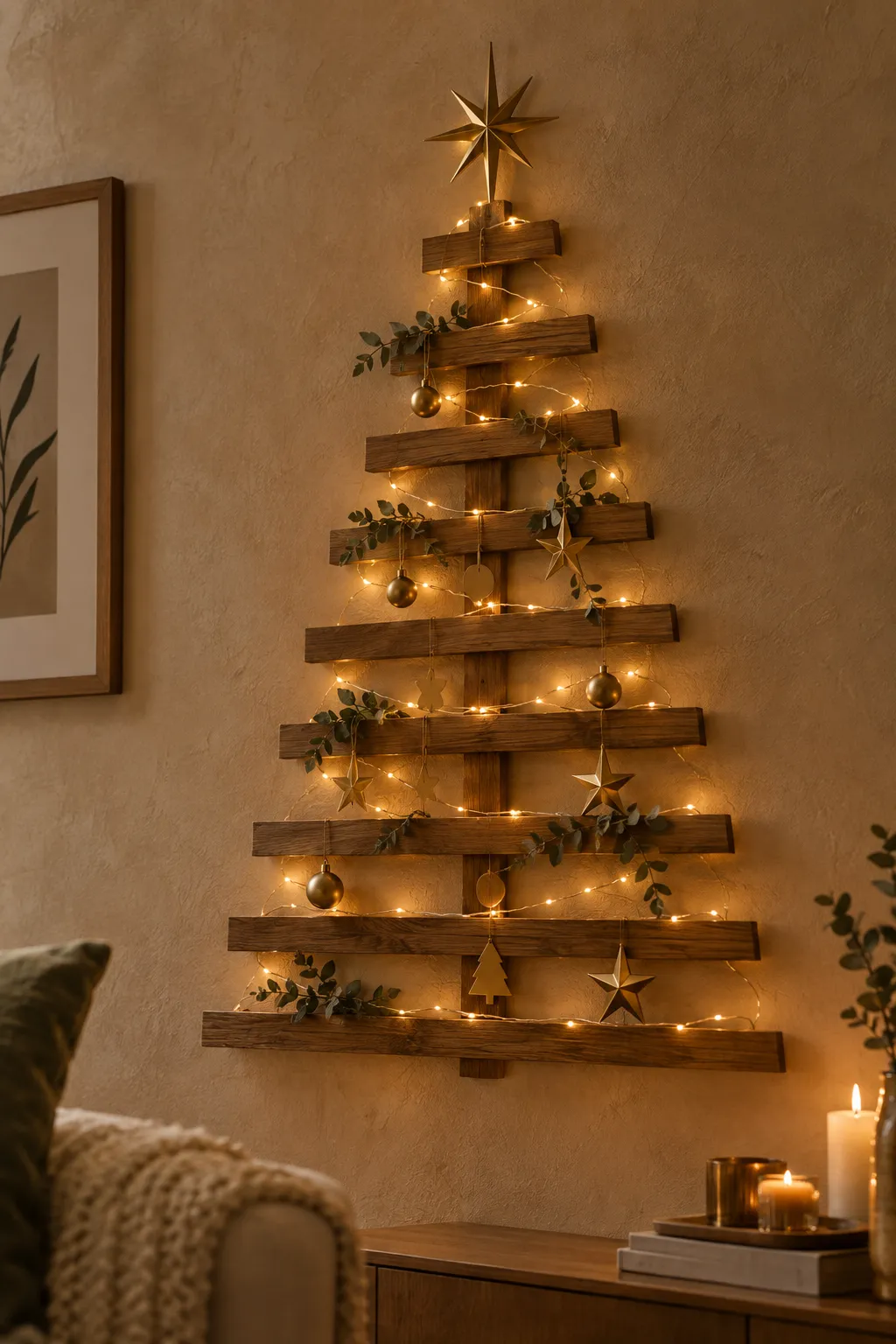 Small apartment Christmas decor ideas that save space