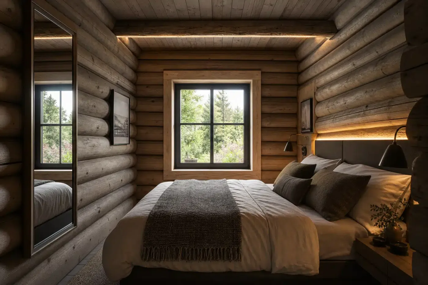 Small Log Cabin Bedroom Ideas: Maximize Space and Cosiness - Summerhouse24  Ireland