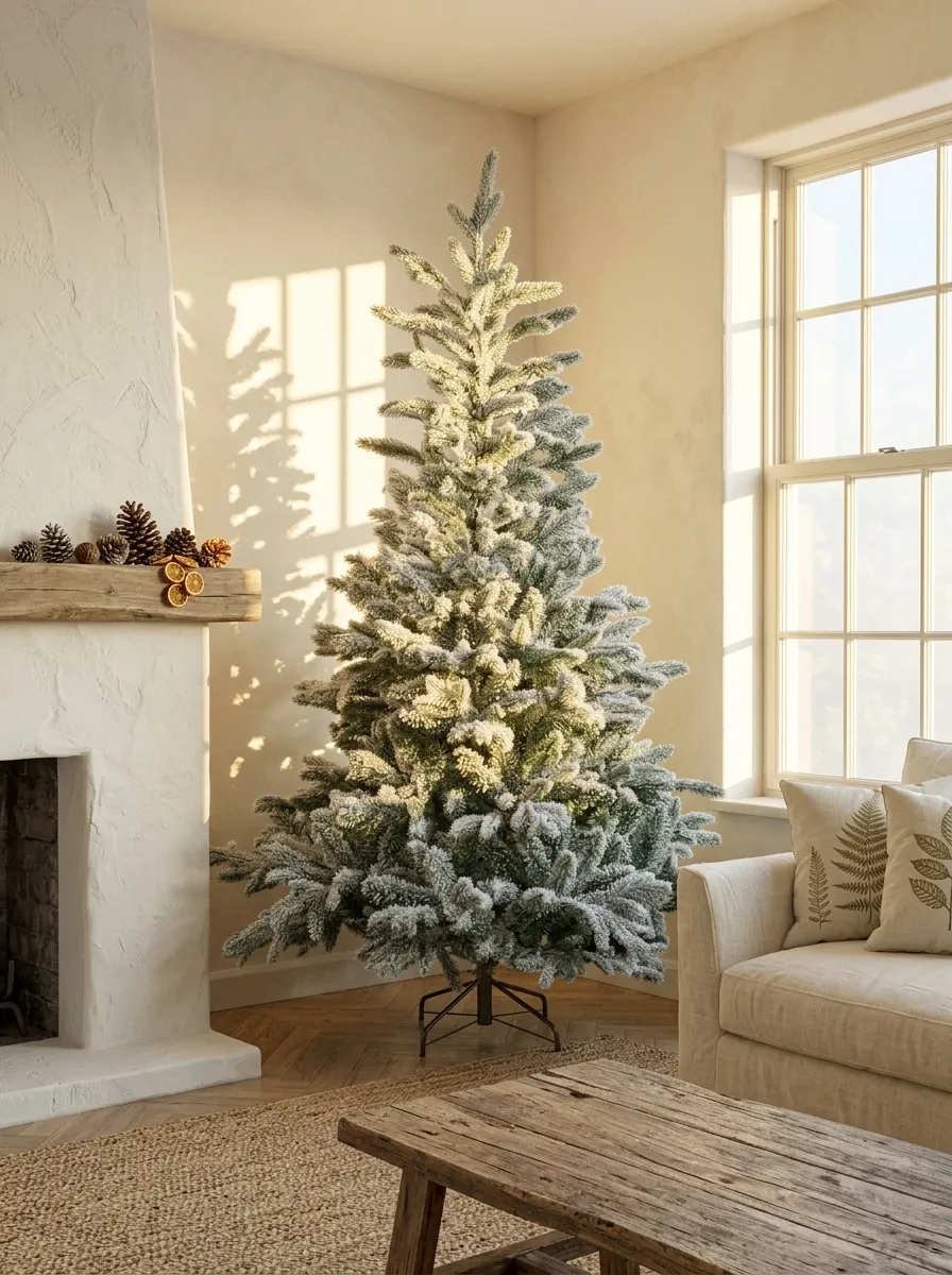 Snowy Artificial Christmas Trees | Santa's Valley