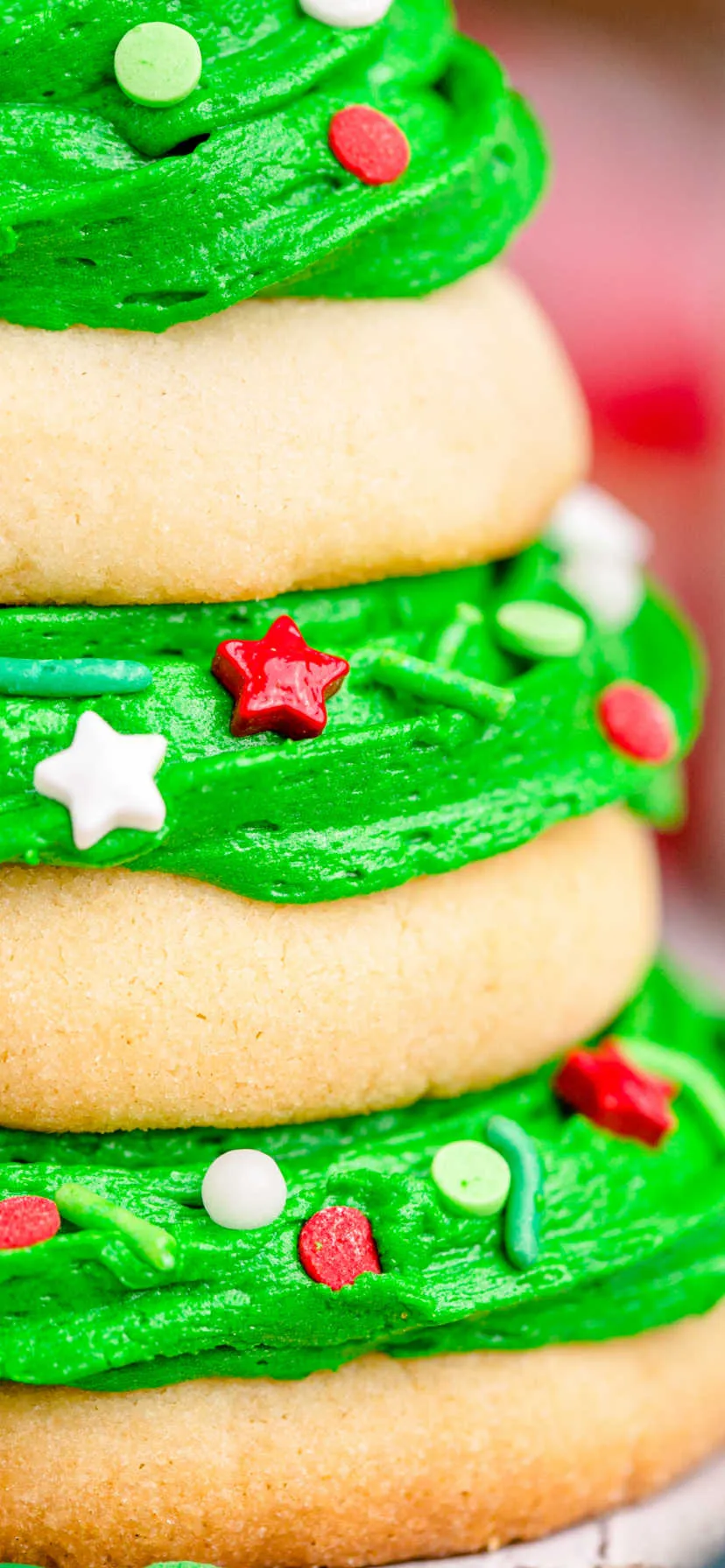 Stacked Christmas Tree Cookies | The Cagle Diaries