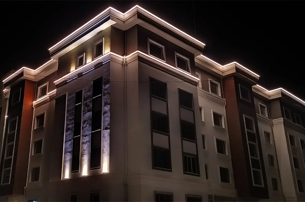 Sular Hospital Outdoor Lighting Project - İkon Lighting