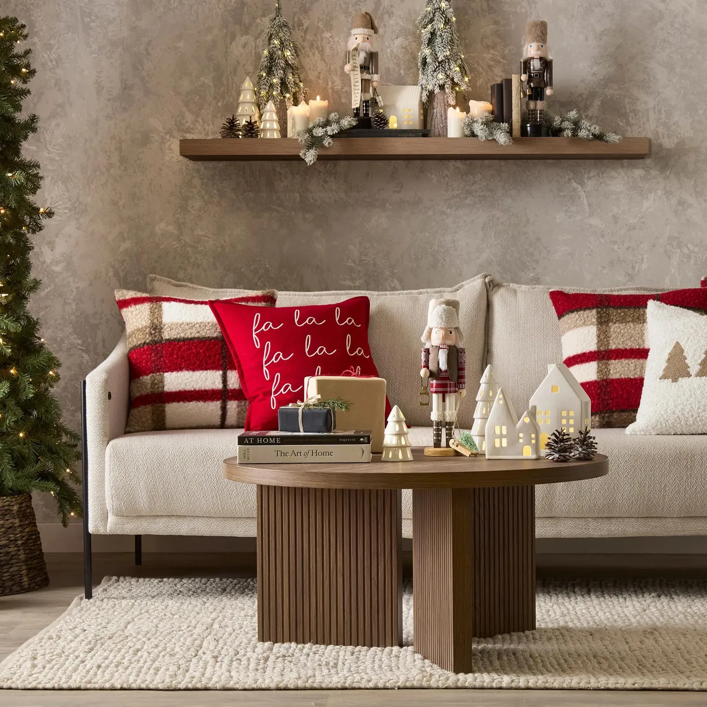 Telma red cushion cover Falala – Bouclair