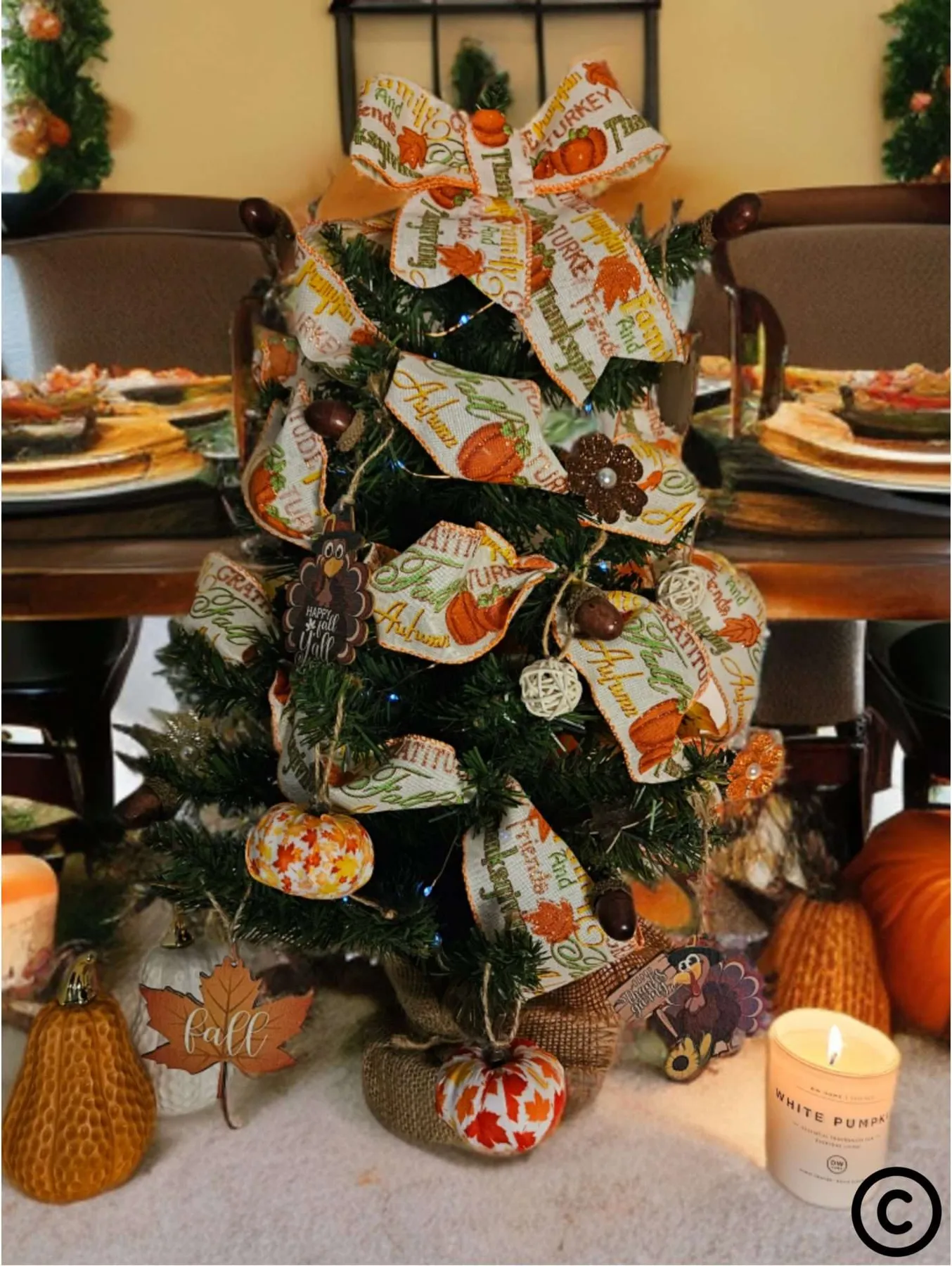 Thanksgiving Tree Centerpiece - VeVo Seasonal Shop