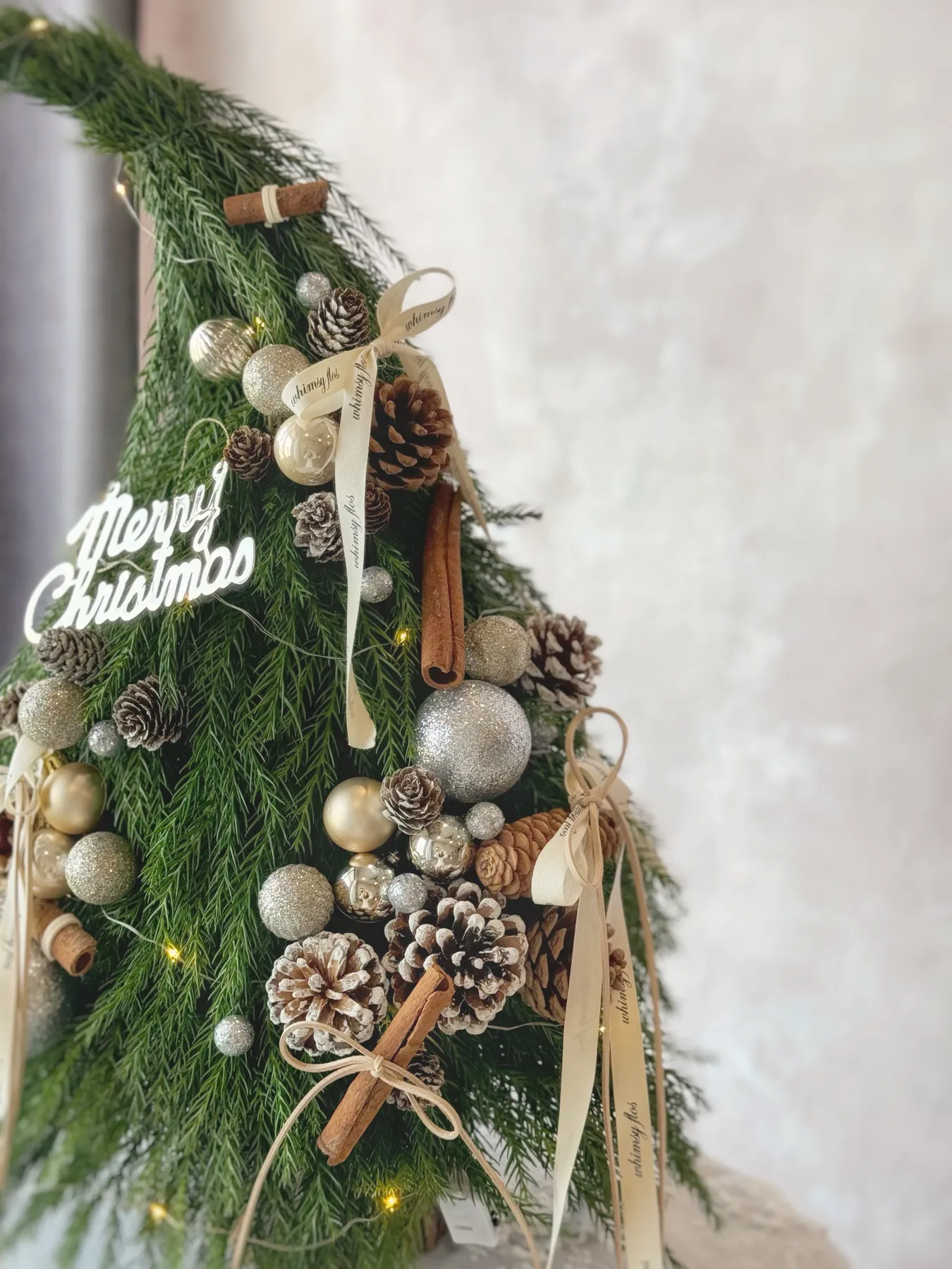 The Grinch Tree Fresh Cryptomeria Pine Christmas Tree Arrangement – Whimsy  Flos Studio