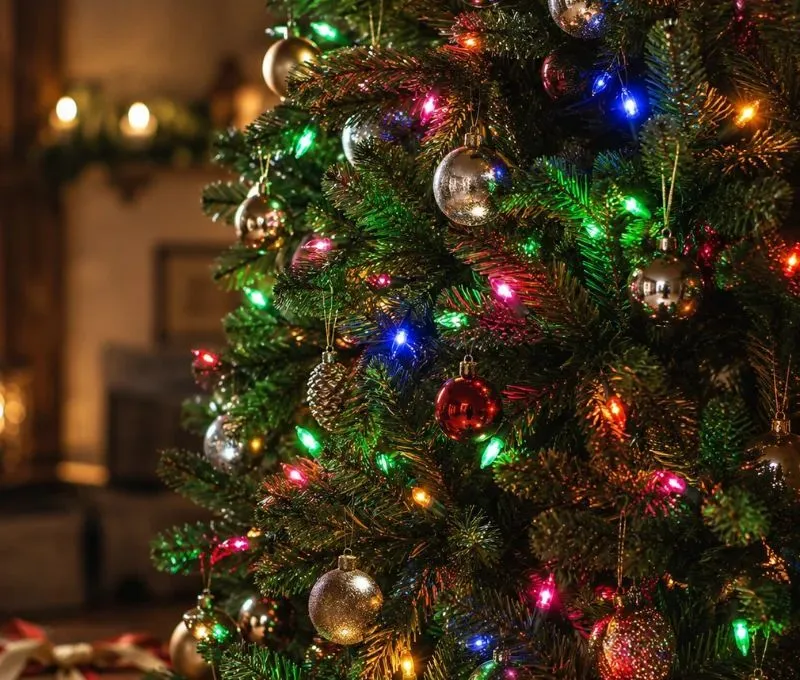 Traditional LED Christmas Tree Lights 150 Bulbs 15m