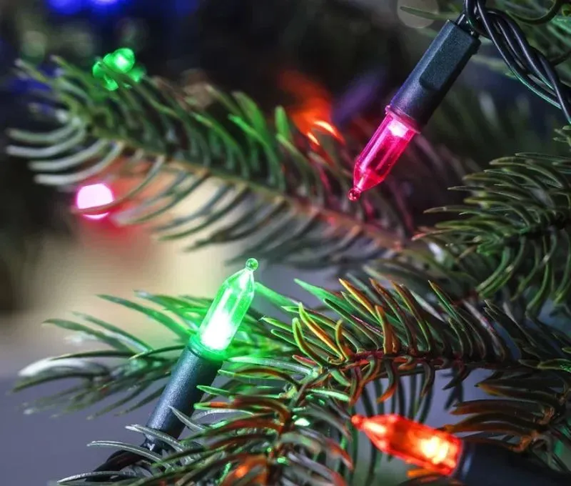 Traditional LED Christmas Tree Lights 150 Bulbs 15m