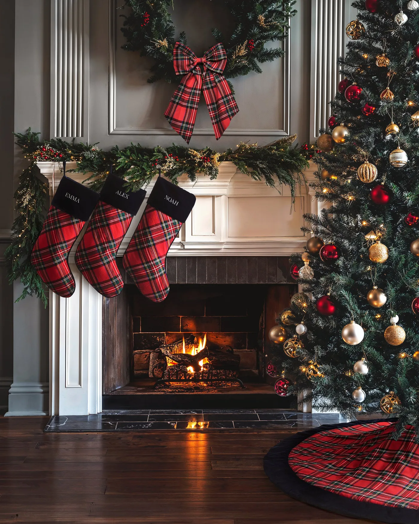 Tree Skirt in Imperial Tartan | Petite Plume