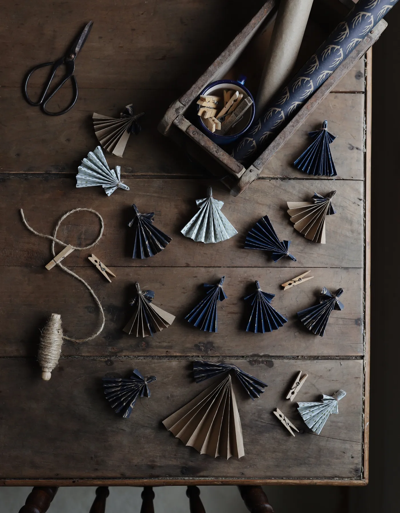Upcycled Paper Angel Ornaments — simply living well